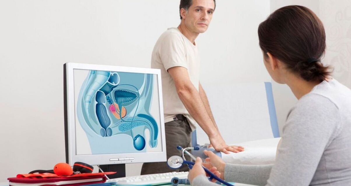 posvetovanje z zdravnikom za prostatitis
